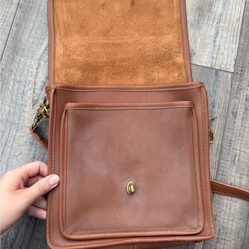 Coach vintage crossbody saddle leather bag - Picture 10 of 16